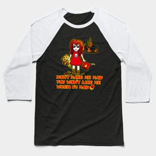 Pyro Girl Baseball T-Shirt